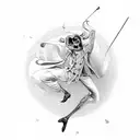 dance macabre tattoo design idea