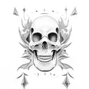 dance macabre tattoo design idea