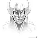 I need the Star Trek emblem with the word in loving memory of E Joseph Simmons 9/18/1955-10/15/2023 tattoo design idea