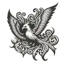 Phoenix neck tattoo tattoo design idea