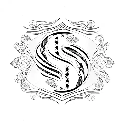 A minimalist tattoo of a cat's tail forming the shape of the letter 'O', representing Olive's name. tattoo design idea