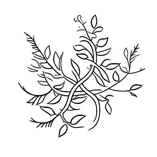 evolution of living organisms tattoo design idea