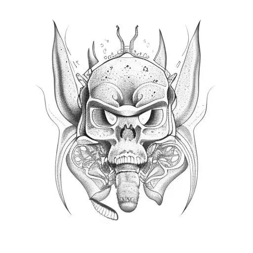 evolution of living organisms tattoo design idea