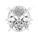 evolution of living organisms tattoo design idea