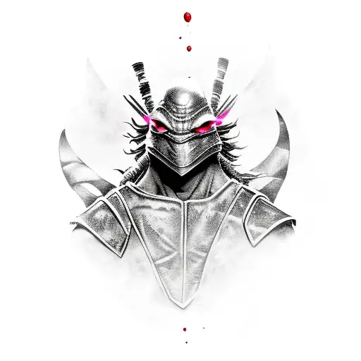 Shredder from Teenage Mutant Ninja Turtles tattoo design idea