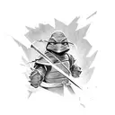 Shredder tmnt tattoo design idea