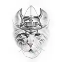 Nick Sirianni with visor tattoo design idea