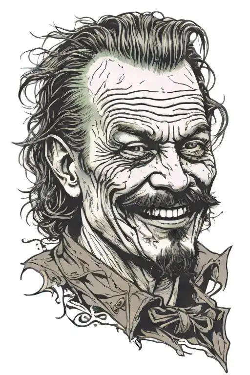 Heisenberg, Heath Ledger Joker's iconic smile, Jax Teller from Sons of Anarchy tattoo design idea