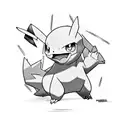 Pokemon but anatomy style tattoo design idea