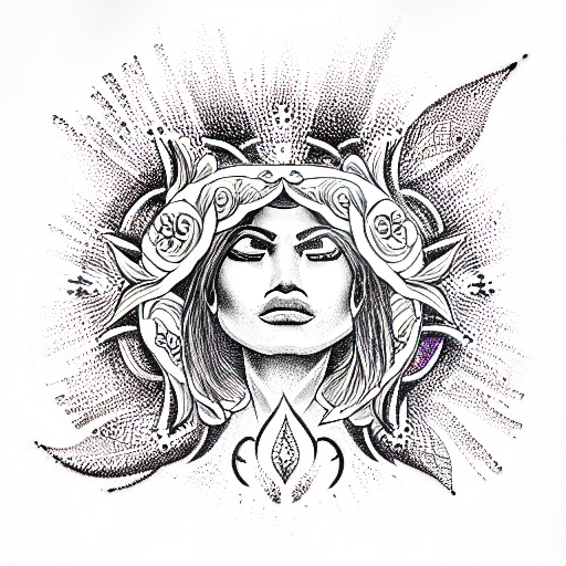 mother ayahuasca  tattoo design idea