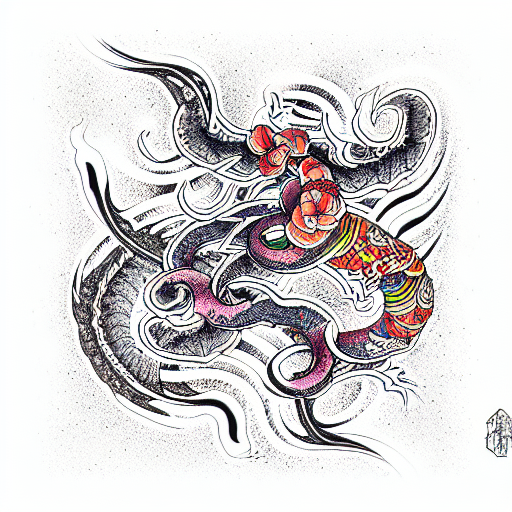 ayahuasca  tattoo design idea