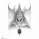 tower of demons tattoo inspired tower of sauron tattoo design idea