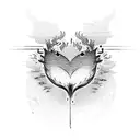 set your heart ablaze in japanese  tattoo design idea