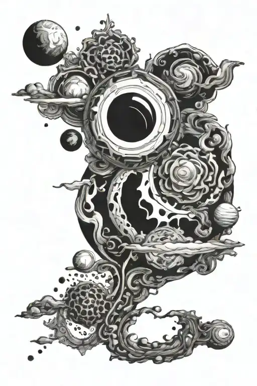 Surface of Jupiter  tattoo design idea