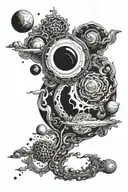 Surface of Jupiter  tattoo design idea