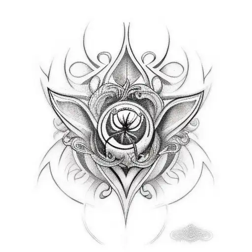 unique concept for your tattoo that incorporates your ambivert nature and your desire for personal growth tattoo design idea