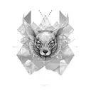 Consider a design that features a symmetrical composition divided into two halves. On one side, depict nature elements l tattoo design idea