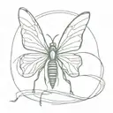 i'm a winged insect you're a funeral pyre tattoo design idea