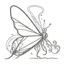 i'm a winged insect you're a funeral pyre tattoo design idea