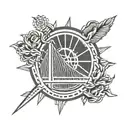 golden state warriors logo  tattoo design idea