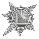 golden state warriors logo  tattoo design idea