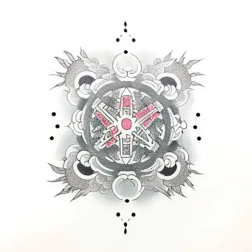 Dice tattoo design idea