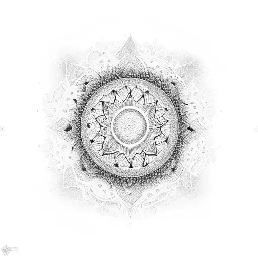 dhamma chakra tattoo design idea
