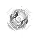 pangolin with ying yang tattoo design idea