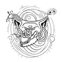 a tatto that represents learn, explore and create and would look good on the chest tattoo design idea