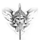 A tattoo inspired by Greek mythology featuring the god Apollo tattoo design idea