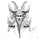 A tattoo inspired by Greek mythology featuring the god Apollo tattoo design idea