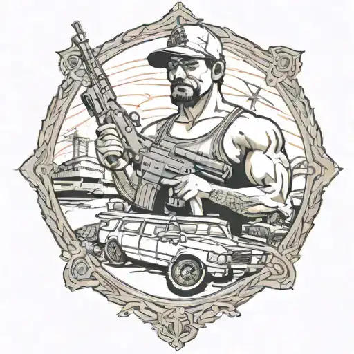 gta san andreas tattoo design idea