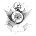 time shall pass away tattoo design idea