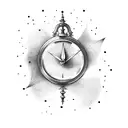 time shall pass away tattoo design idea