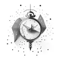 time shall pass away tattoo design idea