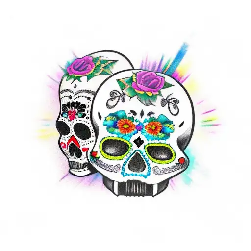 dia del muertos tattoo tattoo design idea
