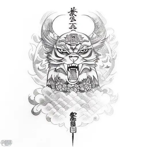 saber tattoo design idea