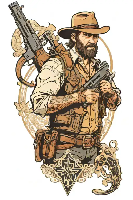 Arthur morgan  tattoo design idea
