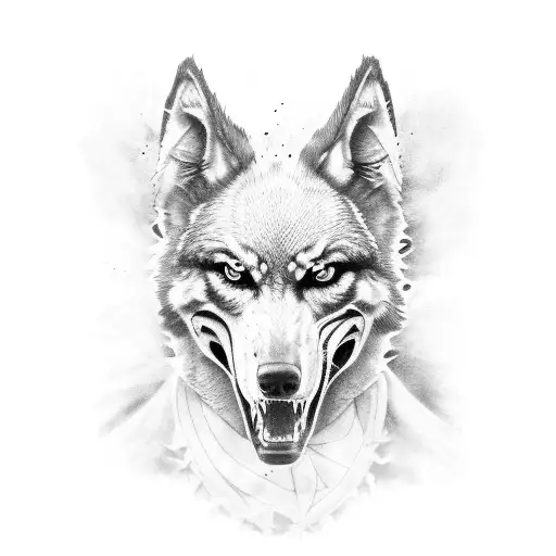 lobo tattoo design idea