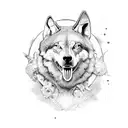 lobo tattoo design idea