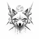 lobo tattoo design idea