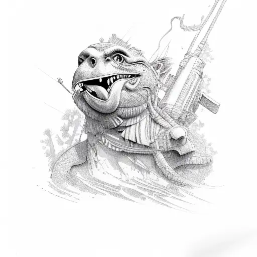 indiana jones tattoo design idea