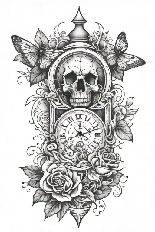 time heal all wounds tattoo design idea