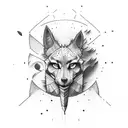 rocket tattoo design idea