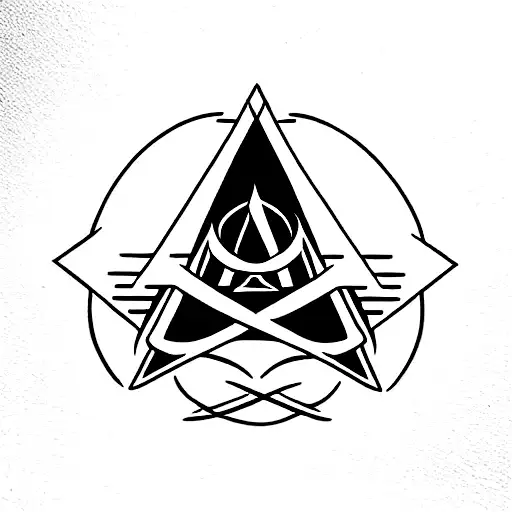 encrypted Masonic symbols with the name Alex Egorov tattoo design idea