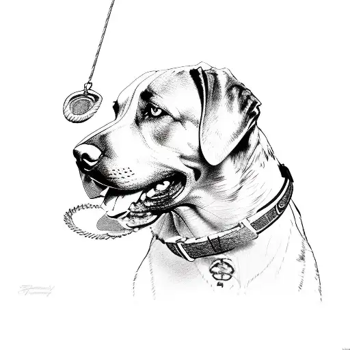 Grim Reaper holding leash of  German shepherd, pit bull and a Rottweiler  tattoo design idea