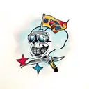 dying light bulb tattoo design idea