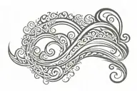 tribal wave armband tattoo design tattoo design idea