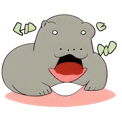 walrus hippo tattoo design idea