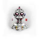 bender from futurama tattoo design idea